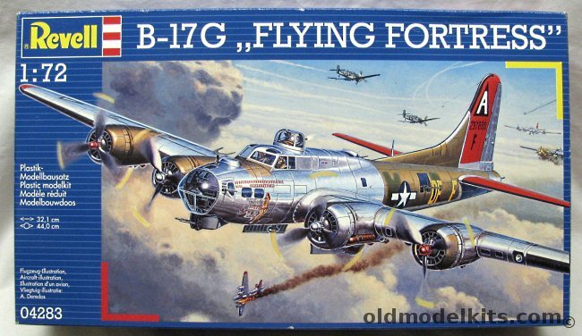 Revell 1/72 Boeing B-17G Flying Fortress, 04283 plastic model kit